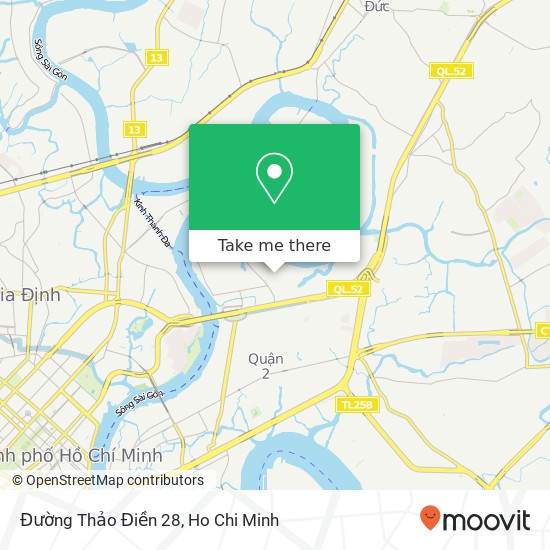 Đường Thảo Điền 28 map