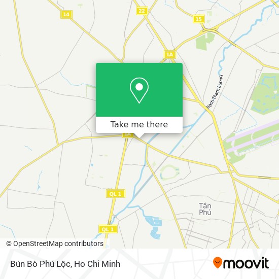 Bún Bò Phú Lộc map