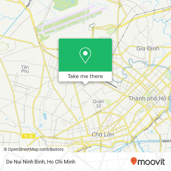 De Nui Ninh Binh map