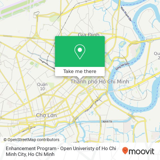 Enhancement Program - Open Univeristy of Ho Chi Minh City map