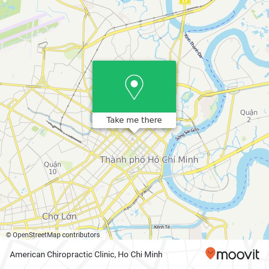 American Chiropractic Clinic map