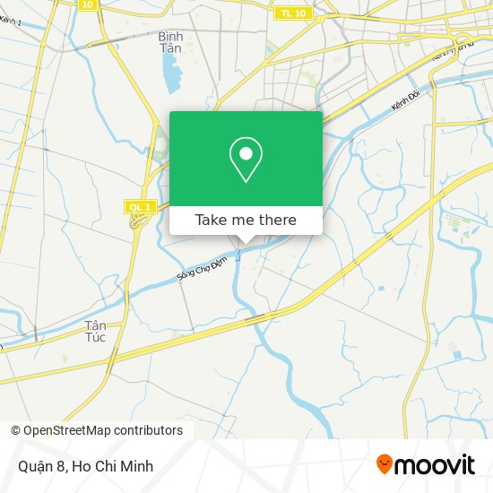 Quận 8 map