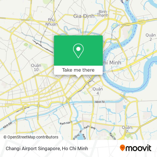 Changi Airport Singapore map