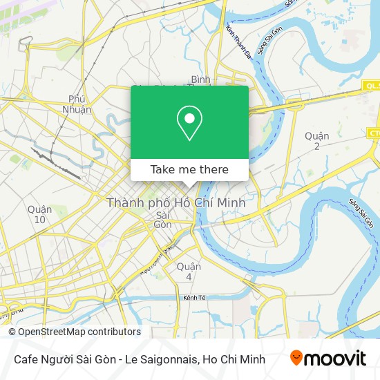 Cafe Người Sài Gòn - Le Saigonnais map