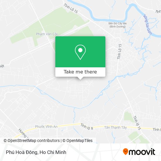 Phú Hoà Đông map