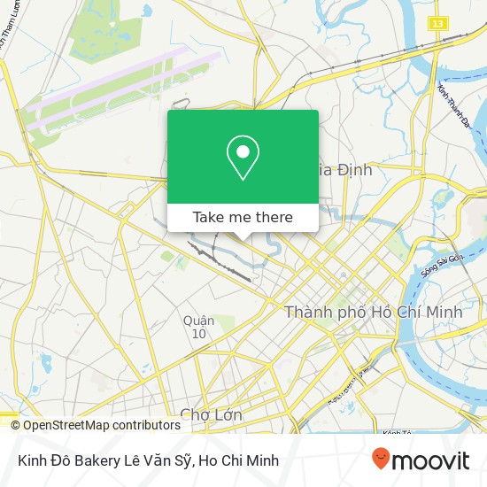 Kinh Đô Bakery Lê Văn Sỹ map