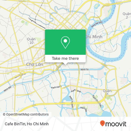 Cafe BinTin map