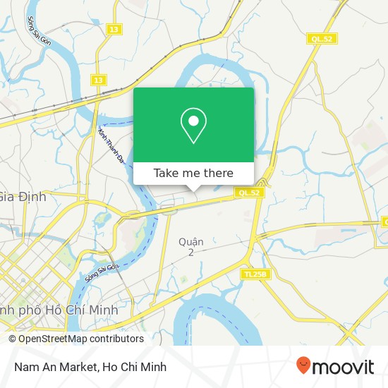 Nam An Market map