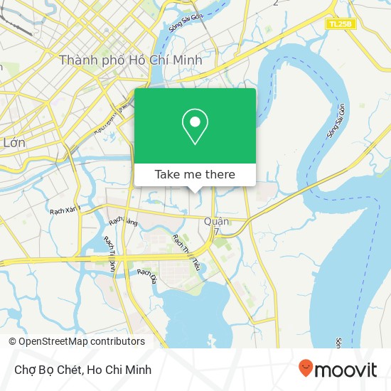 Chợ Bọ Chét map