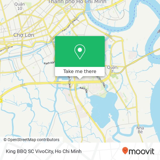 King BBQ SC VivoCity map
