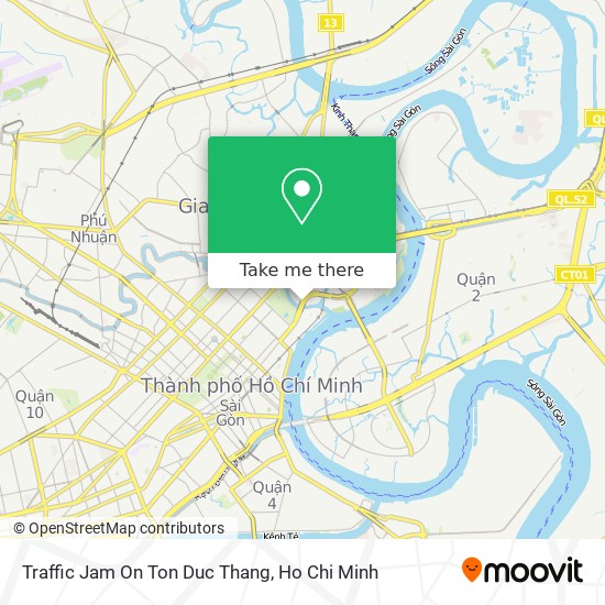Traffic Jam On Ton Duc Thang map
