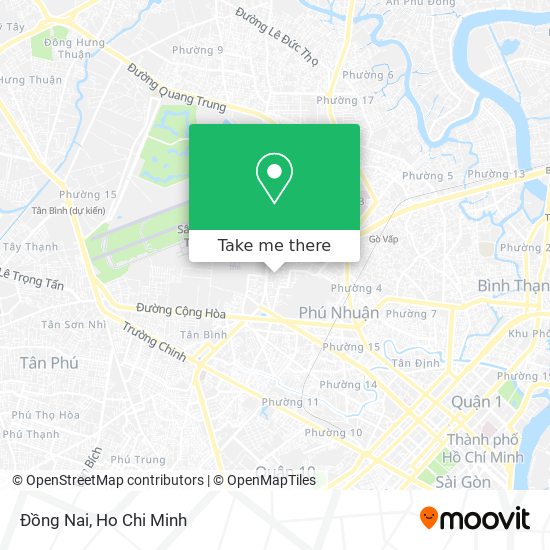 Đồng Nai map