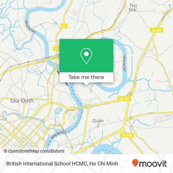 British International School HCMC map