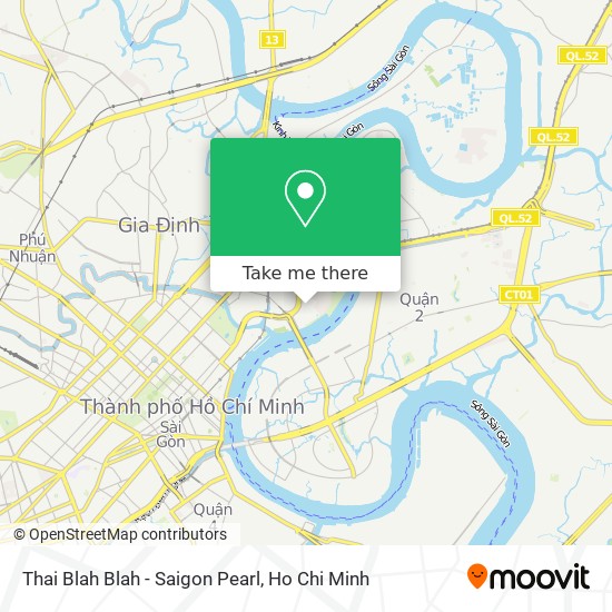 Thai Blah Blah - Saigon Pearl map