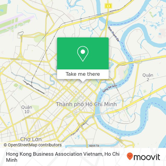 Hong Kong Business Association Vietnam map
