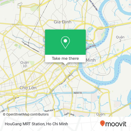 HouGang MRT Station map