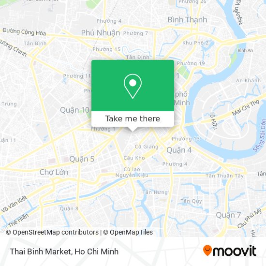 Thai Binh Market map