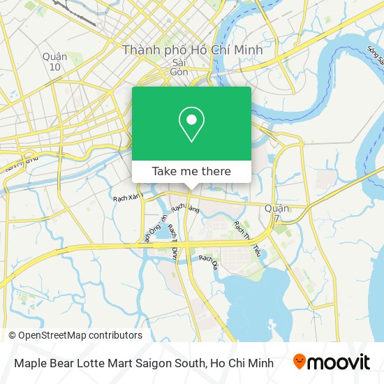 Maple Bear Lotte Mart Saigon South map