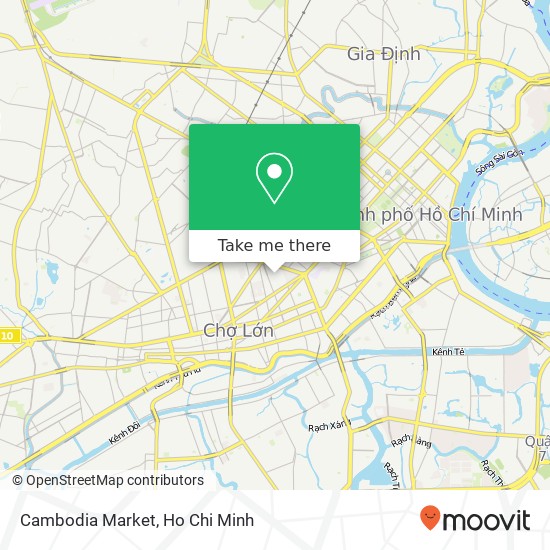 Cambodia Market map