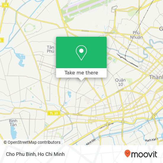 Cho Phu Binh map