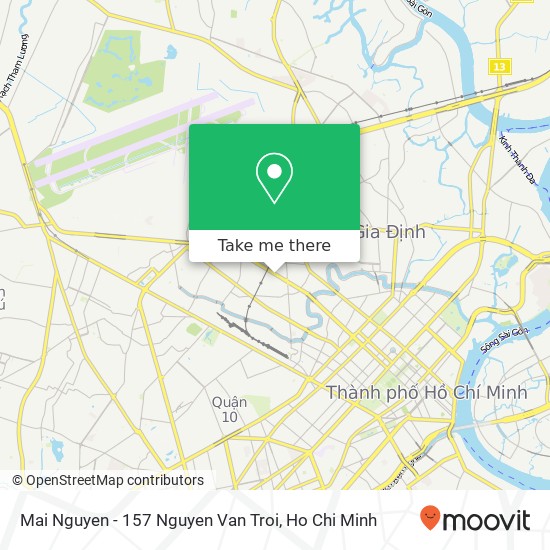 Mai Nguyen - 157 Nguyen Van Troi map
