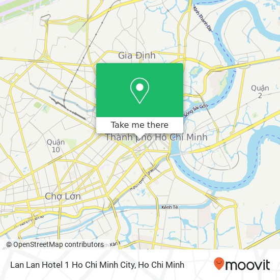 Lan Lan Hotel 1 Ho Chi Minh City map