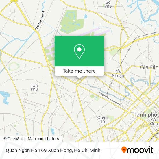 Quán Ngân Hà 169 Xuân Hồng map