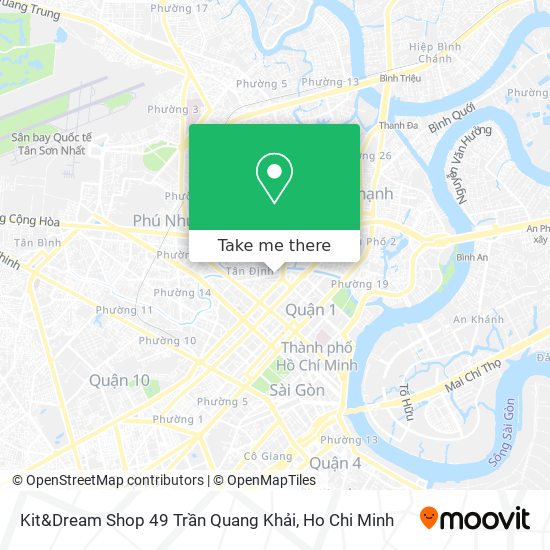 Kit&Dream Shop 49 Trần Quang Khải map