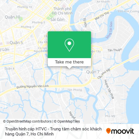 Truyền hình cáp HTVC - Trung tâm chăm sóc khách hàng Quận 7 map