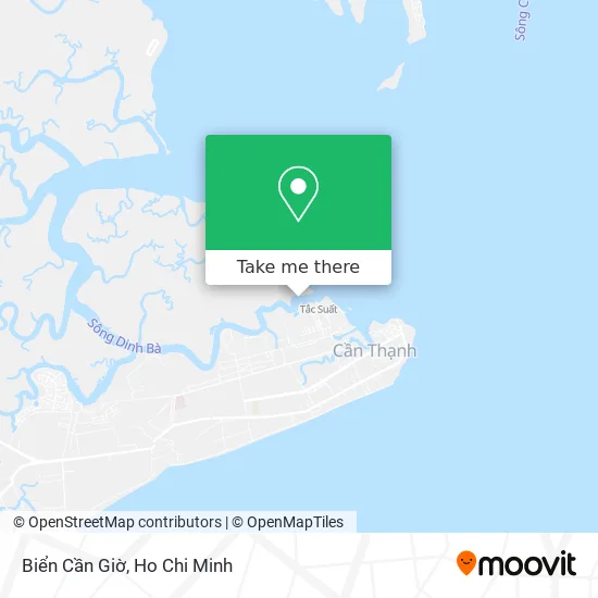 Biển Cần Giờ map