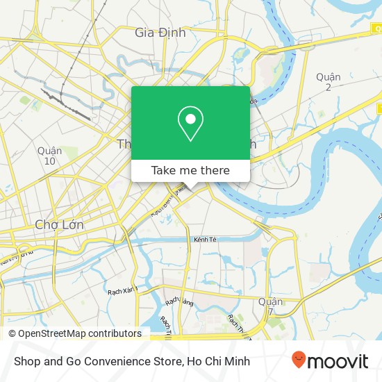 Shop and Go Convenience Store map