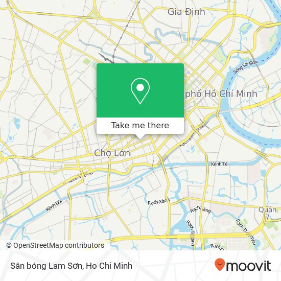 Sân bóng Lam Sơn map