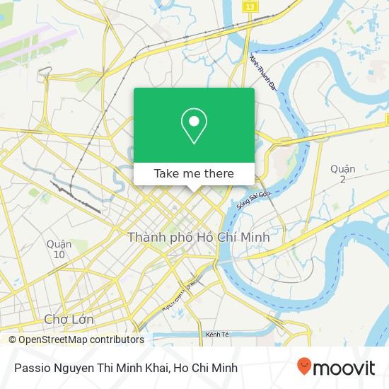 Passio Nguyen Thi Minh Khai map