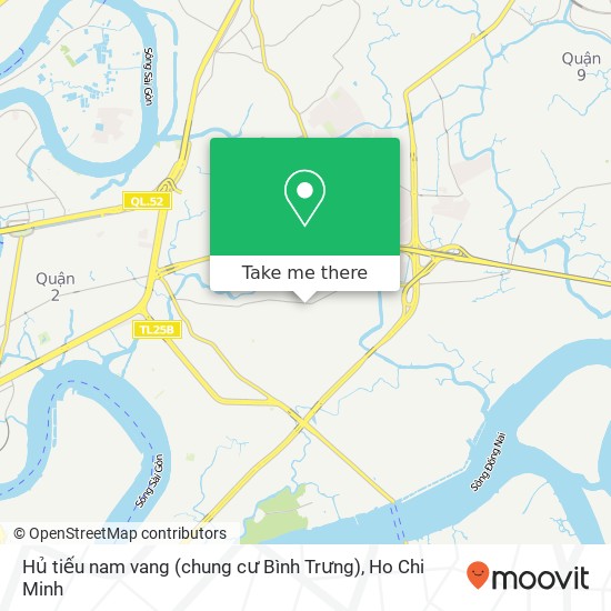 Hủ tiếu nam vang (chung cư Bình Trưng) map