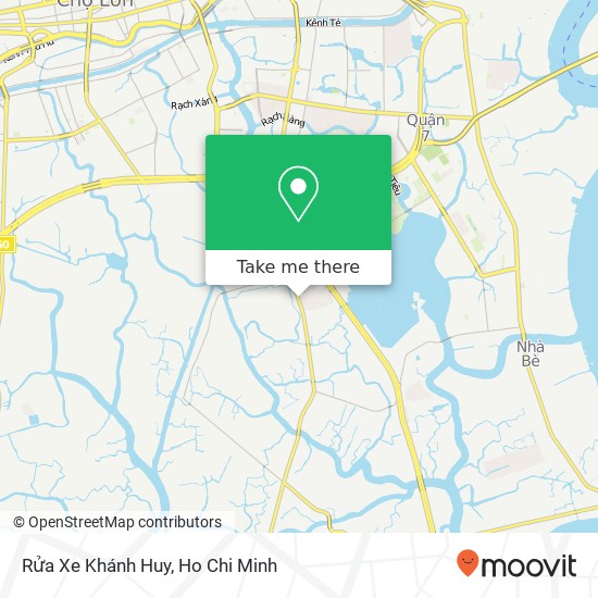 Rửa Xe Khánh Huy map