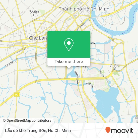 Lẩu dê khô Trung Sơn map