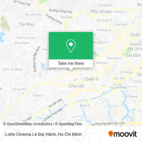 Lotte Cinema Lê Đại Hành map