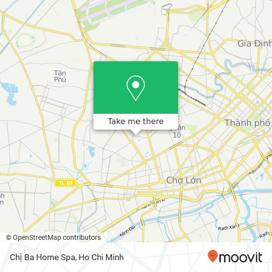 Chị Ba Home Spa map