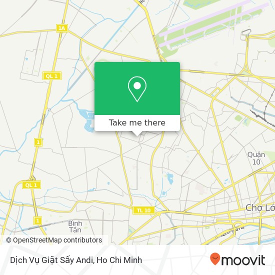 Dịch Vụ Giặt Sấy Andi map