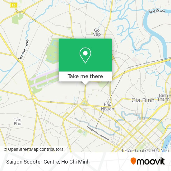 Saigon Scooter Centre map