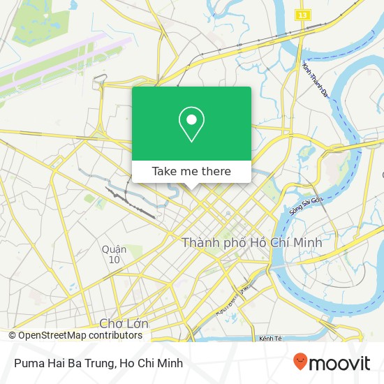 Puma Hai Ba Trung map