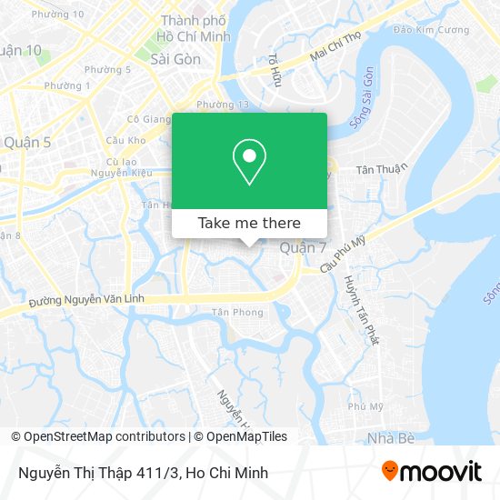 Nguyễn Thị Thập 411/3 map
