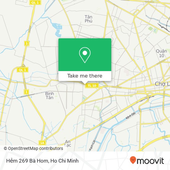 Hẻm 269 Bà Hom map