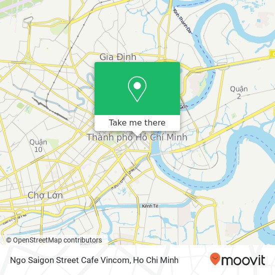 Ngo Saigon Street Cafe Vincom map