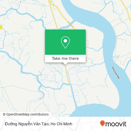 Đường Nguyễn Văn Tạo map