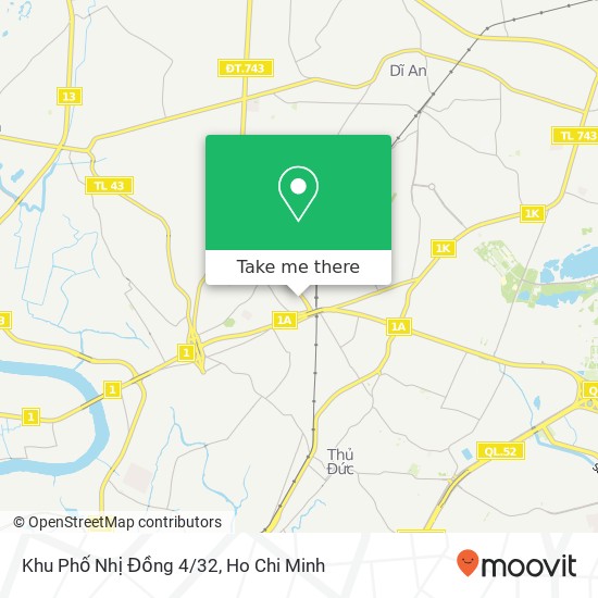 Khu Phố Nhị Đồng 4/32 map