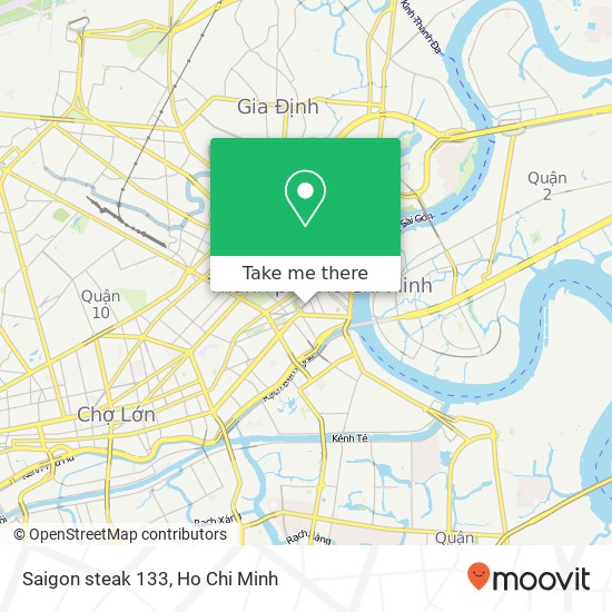Saigon steak 133 map