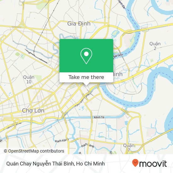 Quán Chay Nguyễn Thái Bình map