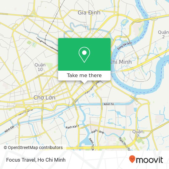 Focus Travel map