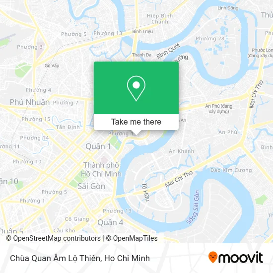 Chùa Quan Âm Lộ Thiên map